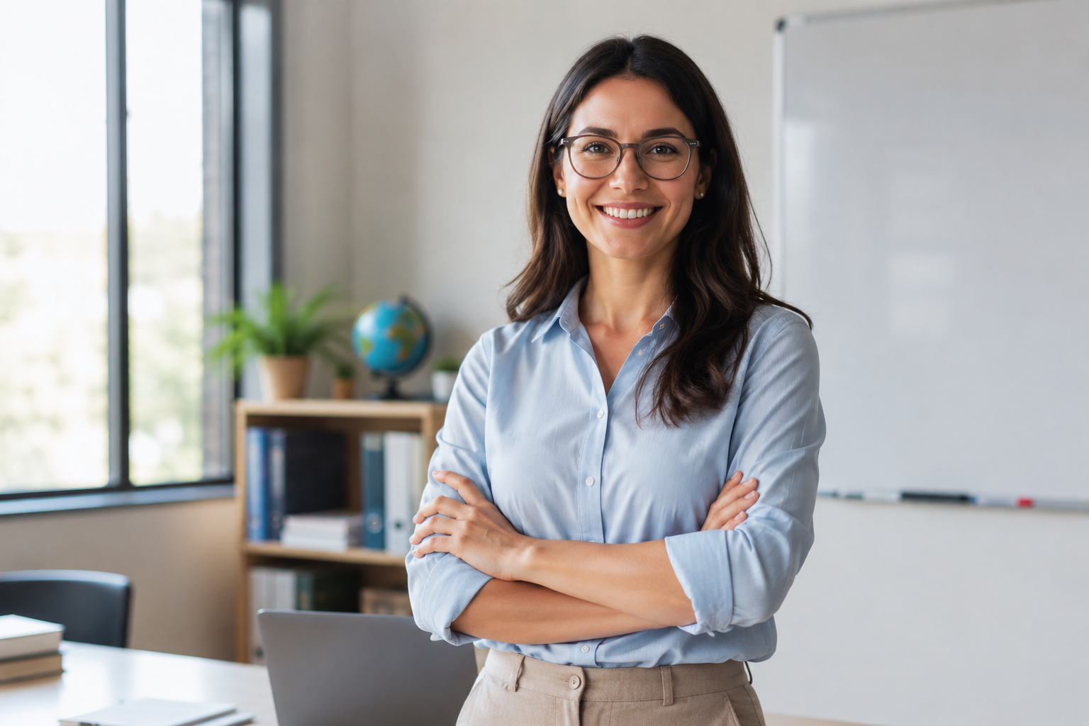 Instructor ready to teach on ShineXtec